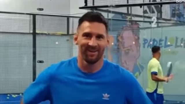 Un crack: Lionel Messi sorprende al jugar pádel con Luis Suárez a muy poco de la Copa América