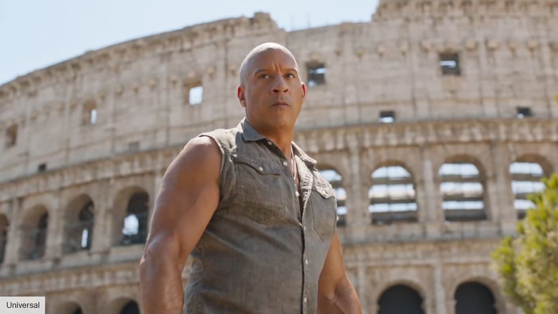 Dominic Toretto (Vin Diesel) en Roma en la nueva película de la saga de "Rápidos y furiosos" (Foto: Universal)