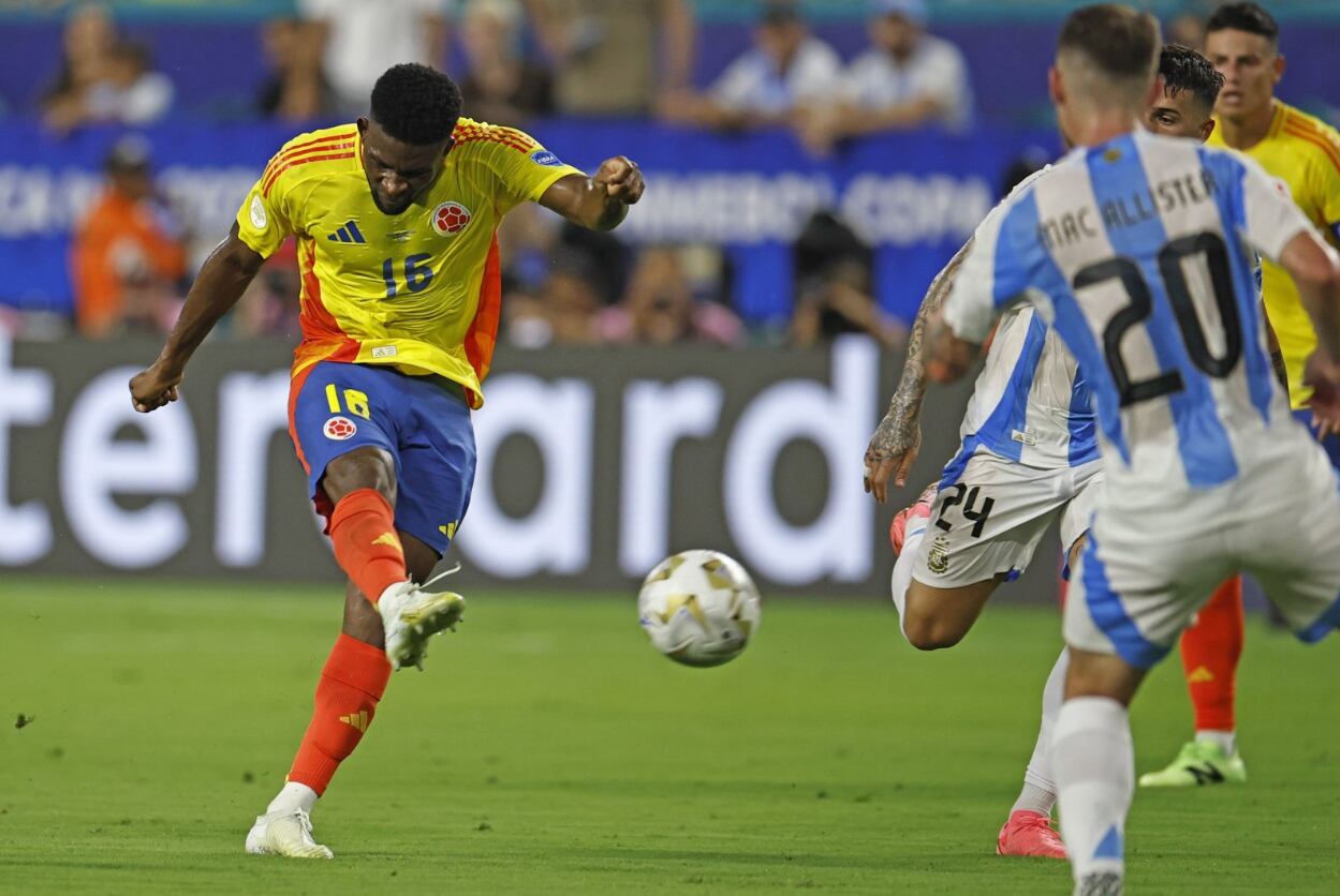 Colombia perdió la final de la Copa América ante Argentina. (Foto: EPA)