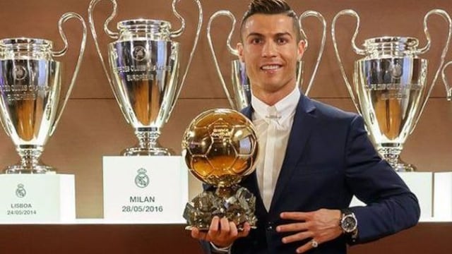 Cristiano de Oro: Ronaldo fue elegido como el mejor futbolista del 2016