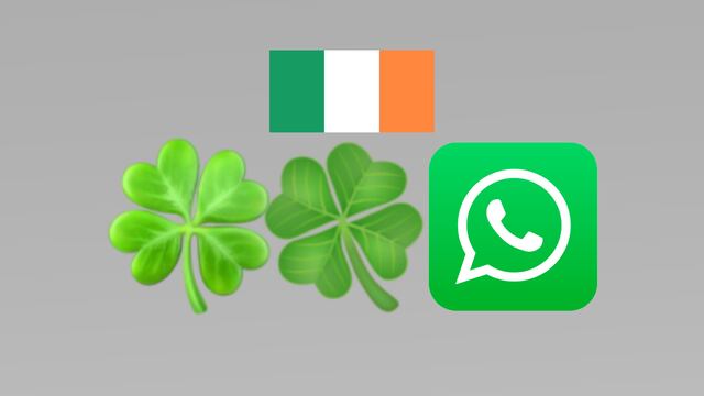 WhatsApp: por qué el trébol de cuatro hojas es importante para Irlanda 