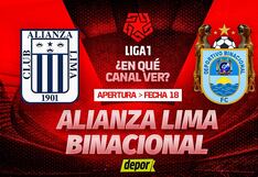 Canales confirmados: Alianza Lima vs. Binacional, por la Liga 1 2025