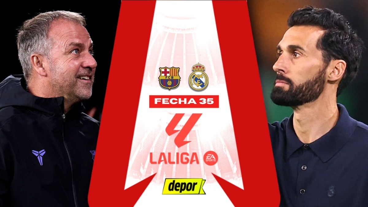 Barcelona vs. Real Madrid se enfrentan en el superclásico de LaLiga. (Foto: Composición Depor)