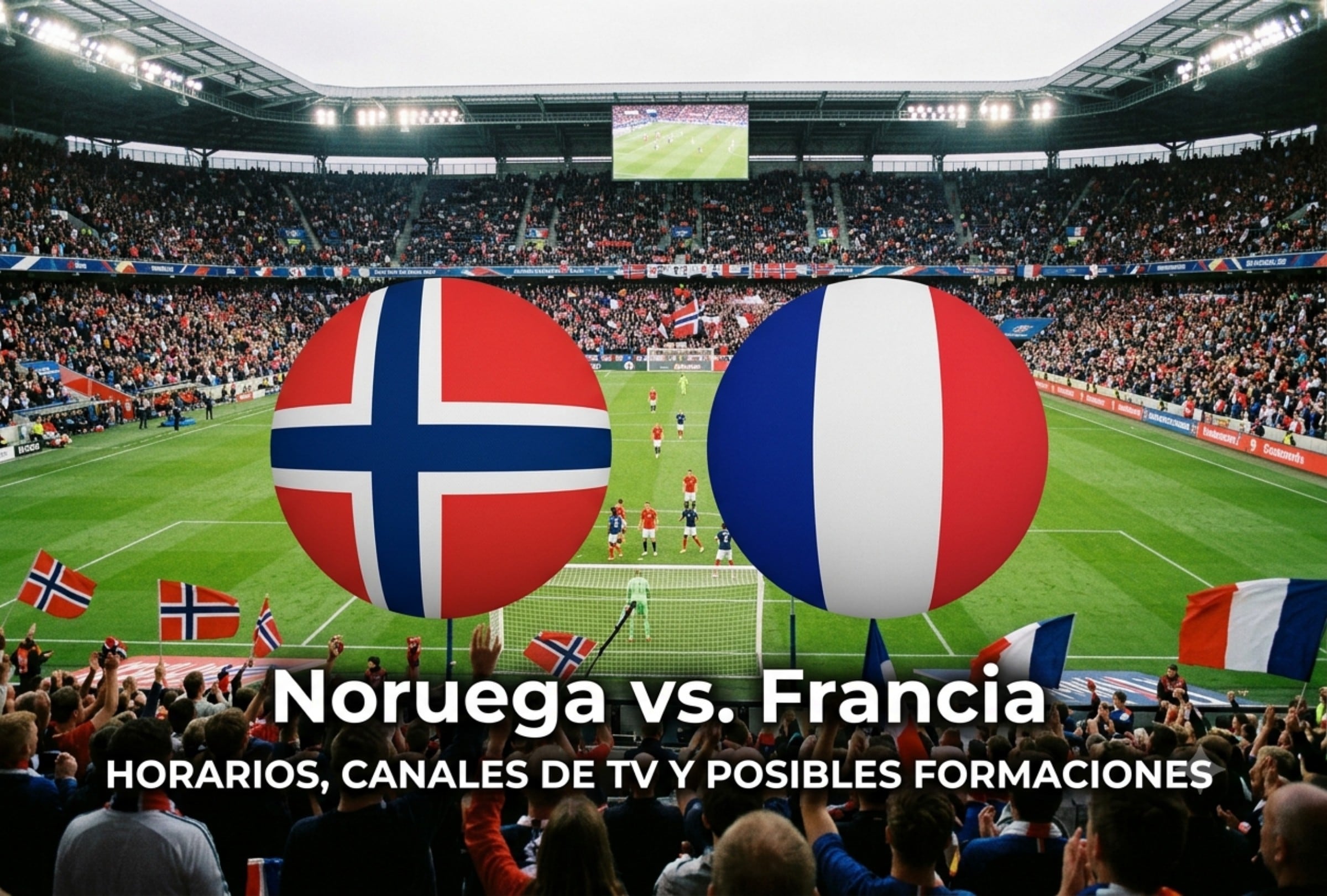 El partido se disputará este viernes 26 de junio en el Estadio de Boston, correspondiente a la última fecha del Grupo I de la Copa Mundial FIFA 2026. (Foto: Imagen creada por El Comercio MAG usando Gemini)