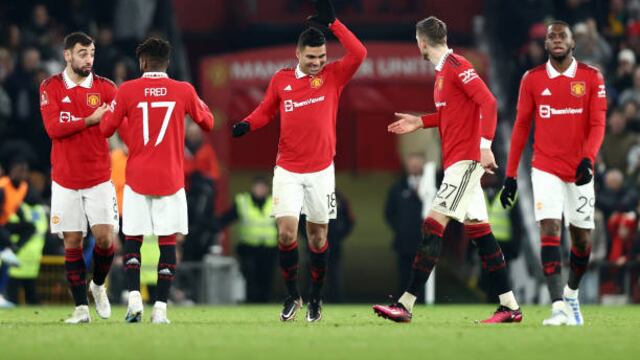 En cuestión de minutos: doblete de Casemiro para el 2-0 de Manchester United vs. Reading por FA Cup