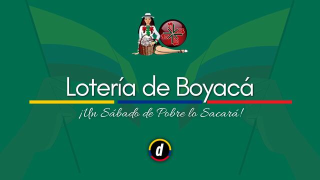 Resultados de la Lotería de Boyacá, sábado 2 de diciembre: números ganadores