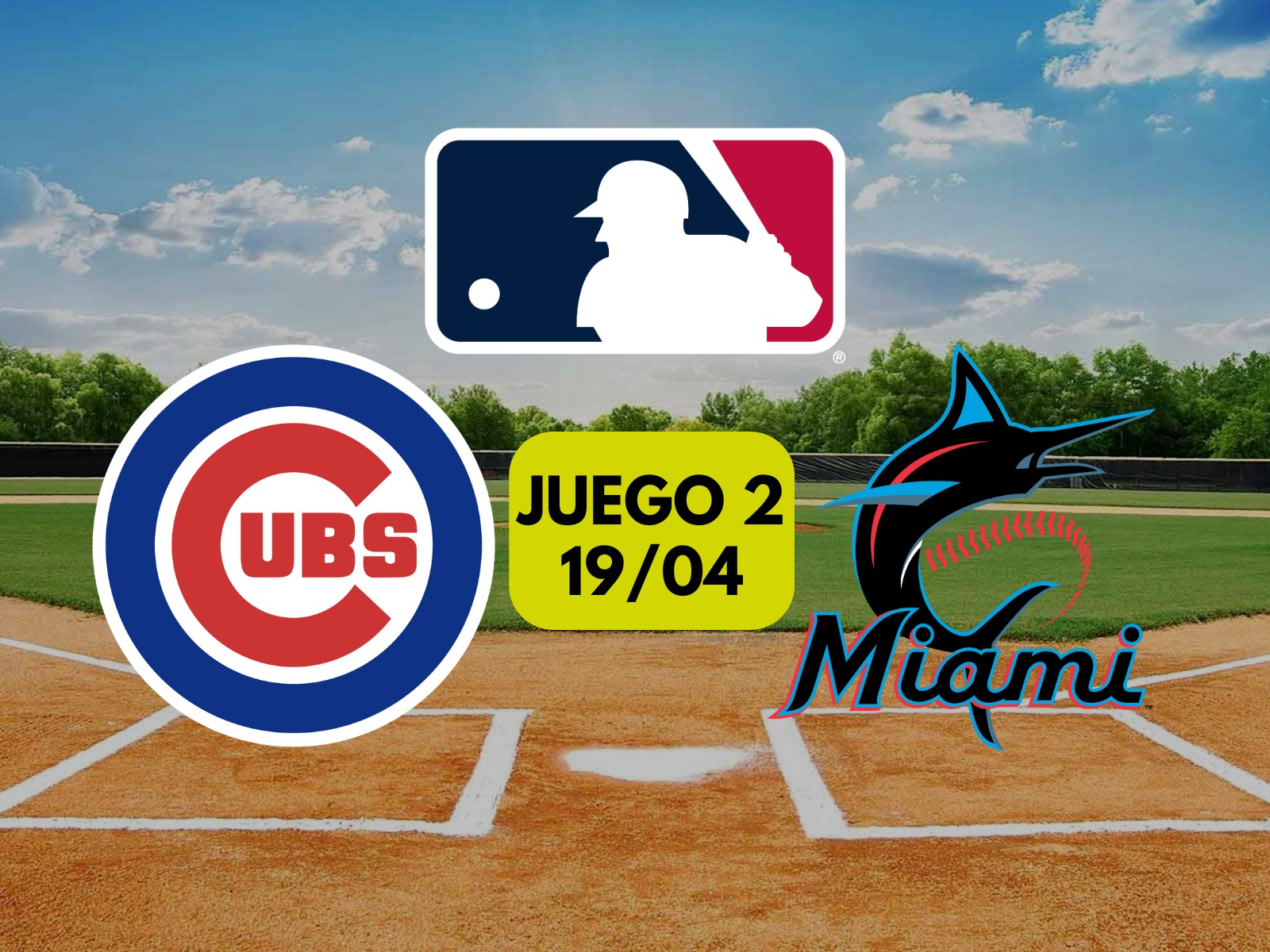 ¡No te pierdas el segundo juego de la serie Cubs vs Marlins! Accede a toda la información para disfrutarlo en vivo desde Florida el 19 de abril con MLB.TV y Star+. | Crédito: Canva / Composición Depor