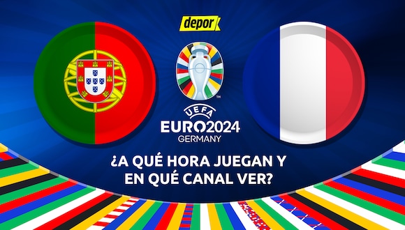 Portugal y Francia juegan por los cuartos de final de la Eurocopa 2024. (Diseño: Depor)