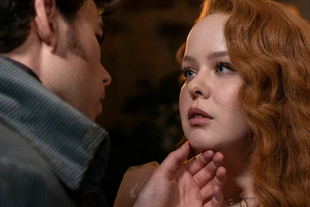 Colin (Luke Newton) y Penelope Featherington (Nicola Coughlan) en la parte 1 de la temporada 3 de "Bridgerton" (Foto: Netflix)