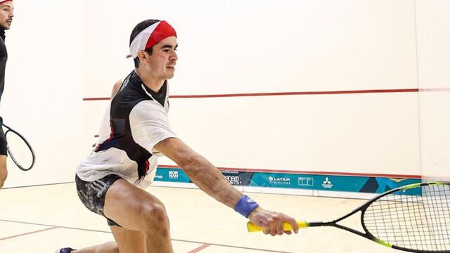 Santiago 2023: Diego Elías clasificó a la final de squash y está cerca de ser bicampeón