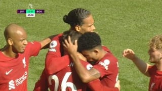 Lluvia de goles en Anfield: Van Dijk anotó el 5-0 de Liverpool vs. Bournemouth [VIDEO]