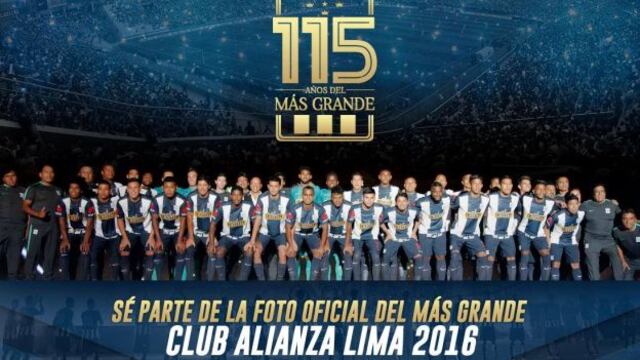Alianza Lima se tomará "la foto más grande" con sus hinchas
