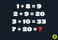 Demuestra tu inteligencia superando la dificultad de este problema mental