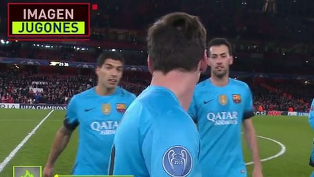 Lionel Messi le dijo a Luis Suárez al final del partido: "¿yo suplente?"