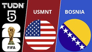 TUDN y Canal 5 televisaron el partido Estados Unidos vs. Bosnia y Herzegovina por los 16vos de final de la Copa Mundial 2026