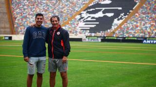 Universitario: hijo de Troglio quedó impresionado en su visita al estadio Monumental