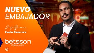Paolo Guerrero es el nuevo embajador global de Casino de Betsson