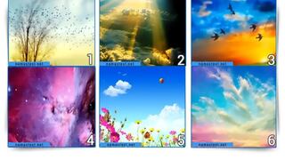 Debes escoger un cielo para que sepas qué tipo de persona eres