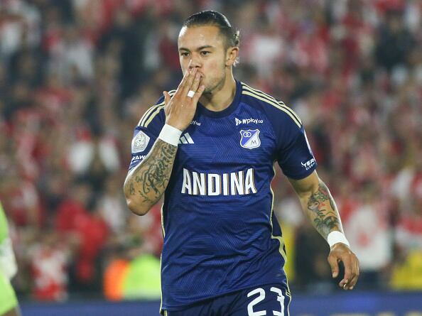 Leonardo Castro es el goleador de Millonarios y podría llegar a Universitario en 2025. (Foto: Getty Images)