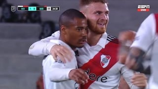 Arrancó desde su campo: de la Cruz y un golazo para el 1-0 de River ante Barracas [VIDEO]