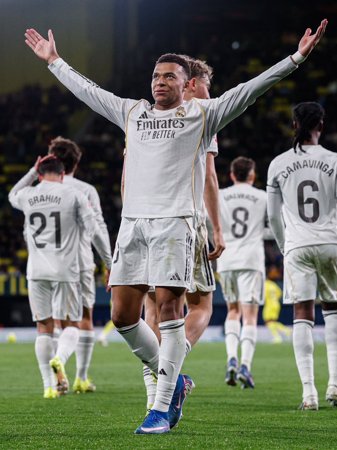 Kylian Mbappé fue la figura del triunfo ante Villarreal. (Foto: Real Madrid)