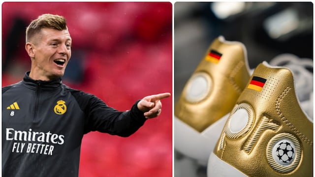 Un adiós dorado: los espectaculares botines de Kroos para su última función con el Real Madrid
