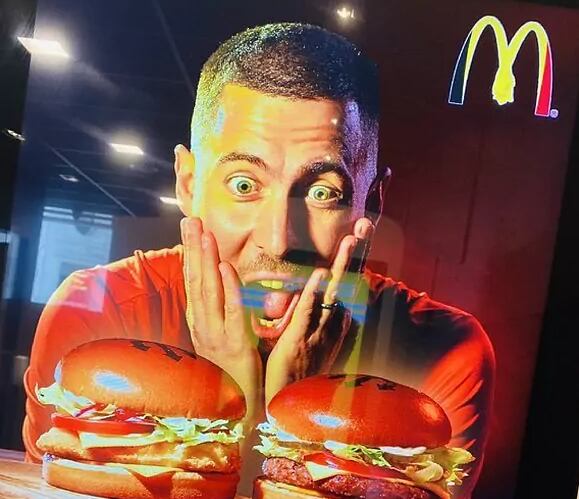 Eden Hazard habló sobre su debilidad por la comida en su etapa en el Real Madrid.