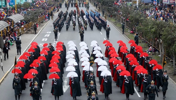 Conoce aquí la hora en la que inicia el Desfile militar de Fiestas Patrias. (Foto: Andina)