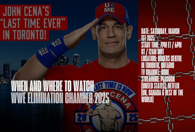 The road to WrestleMania 41 makes a stop at the Rogers Centre in Toronto, Ontario, Canada, for the Elimination Chamber—a Premium Live Event built around one of WWE’s most brutal matches. Who will remain the sole survivor of the Devil's Playground? | Photo by WWE / Depor