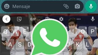 El truco para añadir la imagen de la selección peruana en el teclado de WhatsApp 