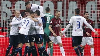 Volvió a tropezar: AC Milan perdió 2-0 ante Atalanta en San Siro por la Serie A