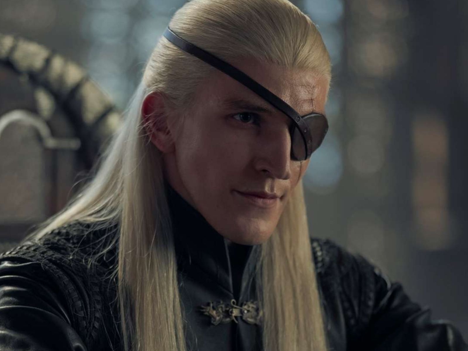 Ewan Mitchell como Aemond Targaryen en una escena de la serie "House of the Dragon" (Foto: HBO)