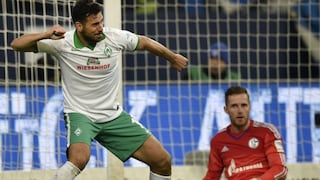 Claudio Pizarro marcó su primer gol oficial del año con el Werder Bremen