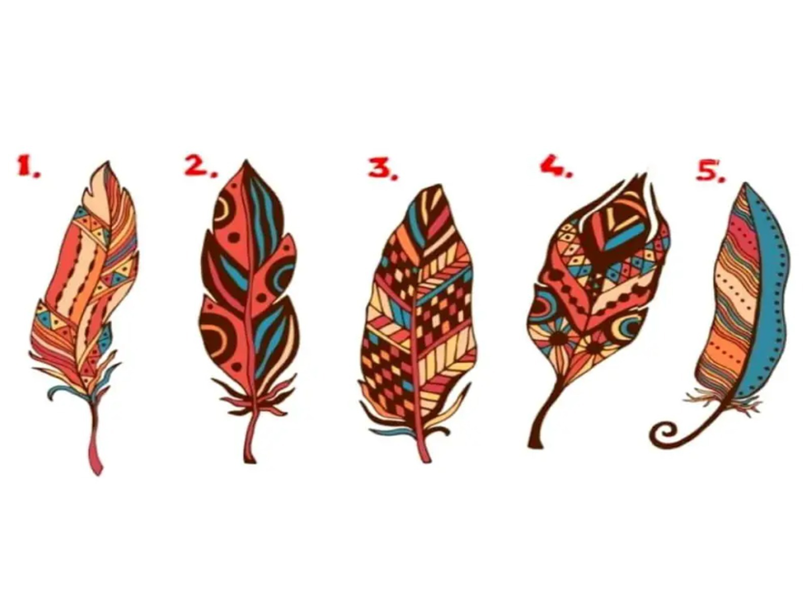 TEST VISUAL | En esta imagen se aprecian muchas plumas. Tienes que seleccionar una para para que descubras cuál es tu mayor poder interior. (Foto: namastest.net)