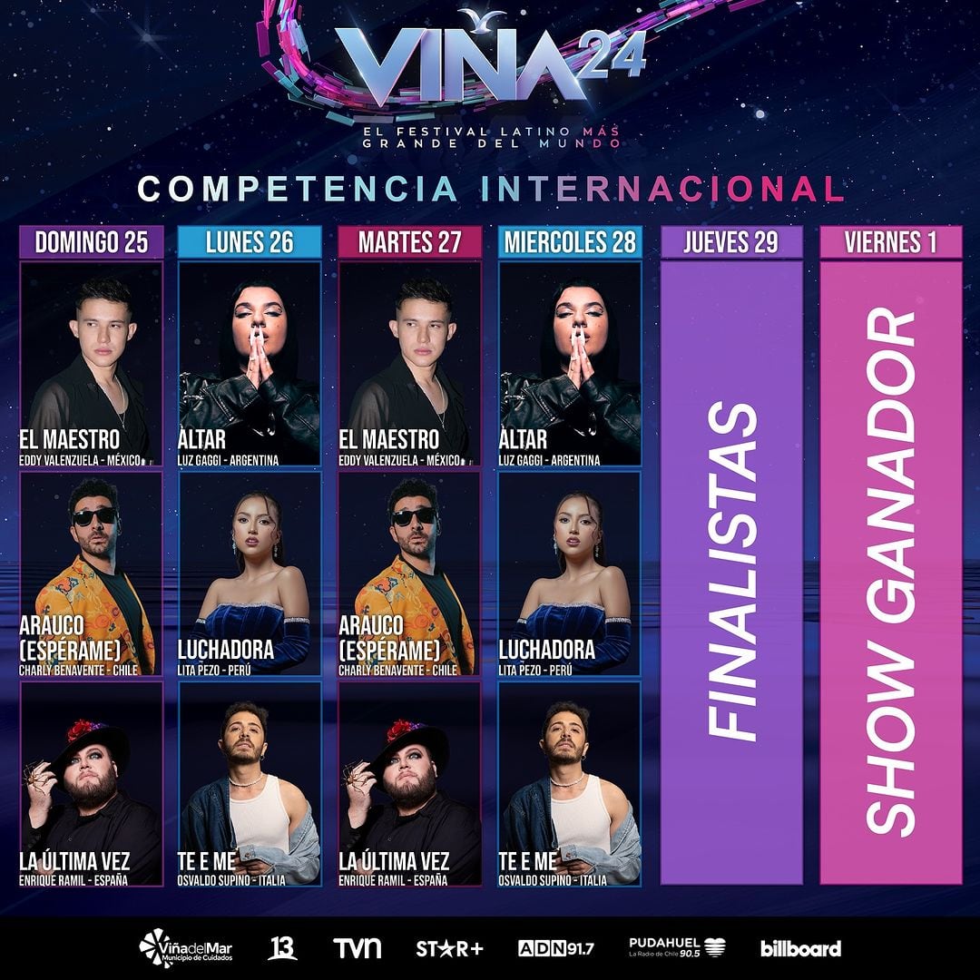 Presentaciones de Lita Pezo en Viña del Mar 2024.