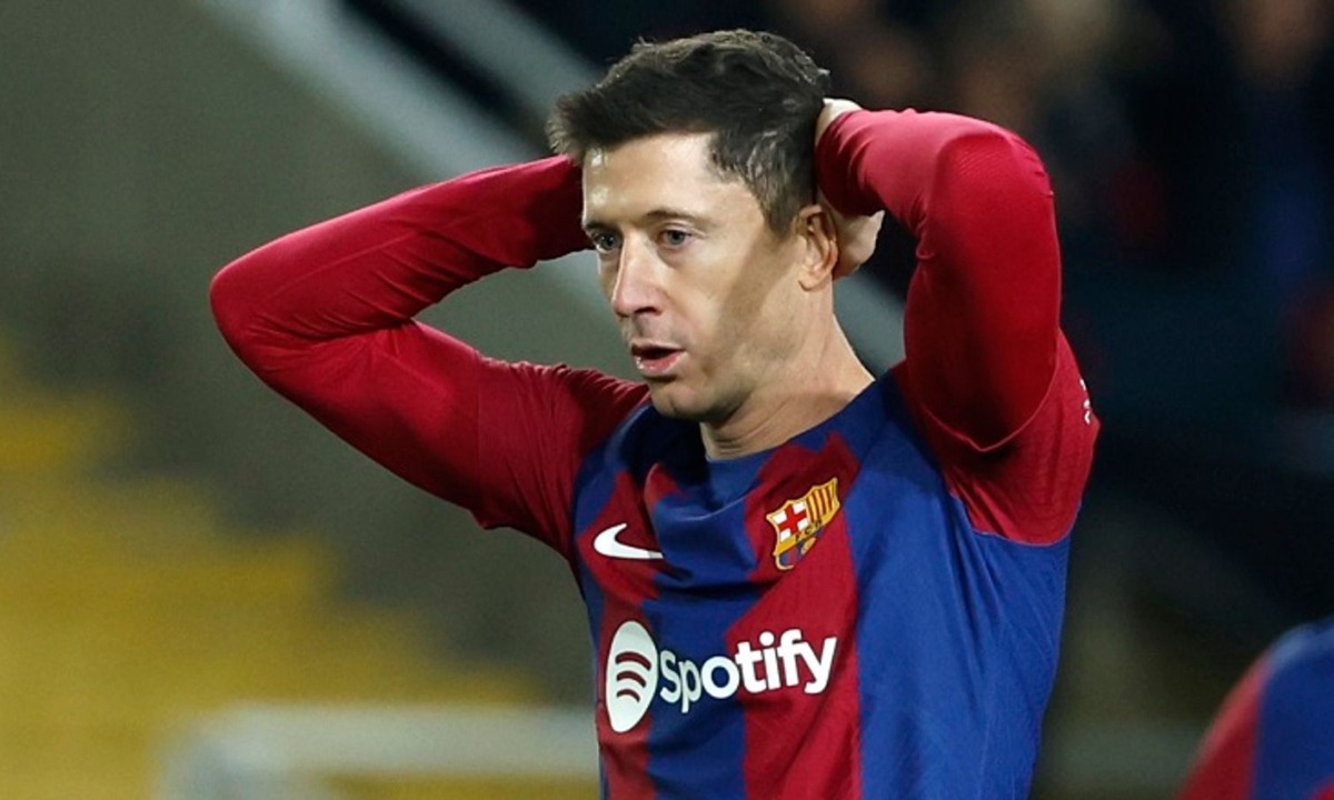 Robert Lewandowski es el delantero titular del Barcelona. (Foto: Getty Images)