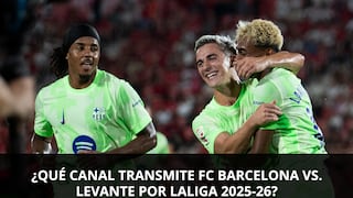 ¿Qué canales transmitieron FC Barcelona vs. Levante por LaLiga 2025-26 en México, USA y España?