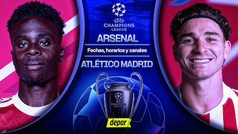 Canal de TV del Atlético de Madrid vs. Arsenal: fecha y hora de la Champions League por internet