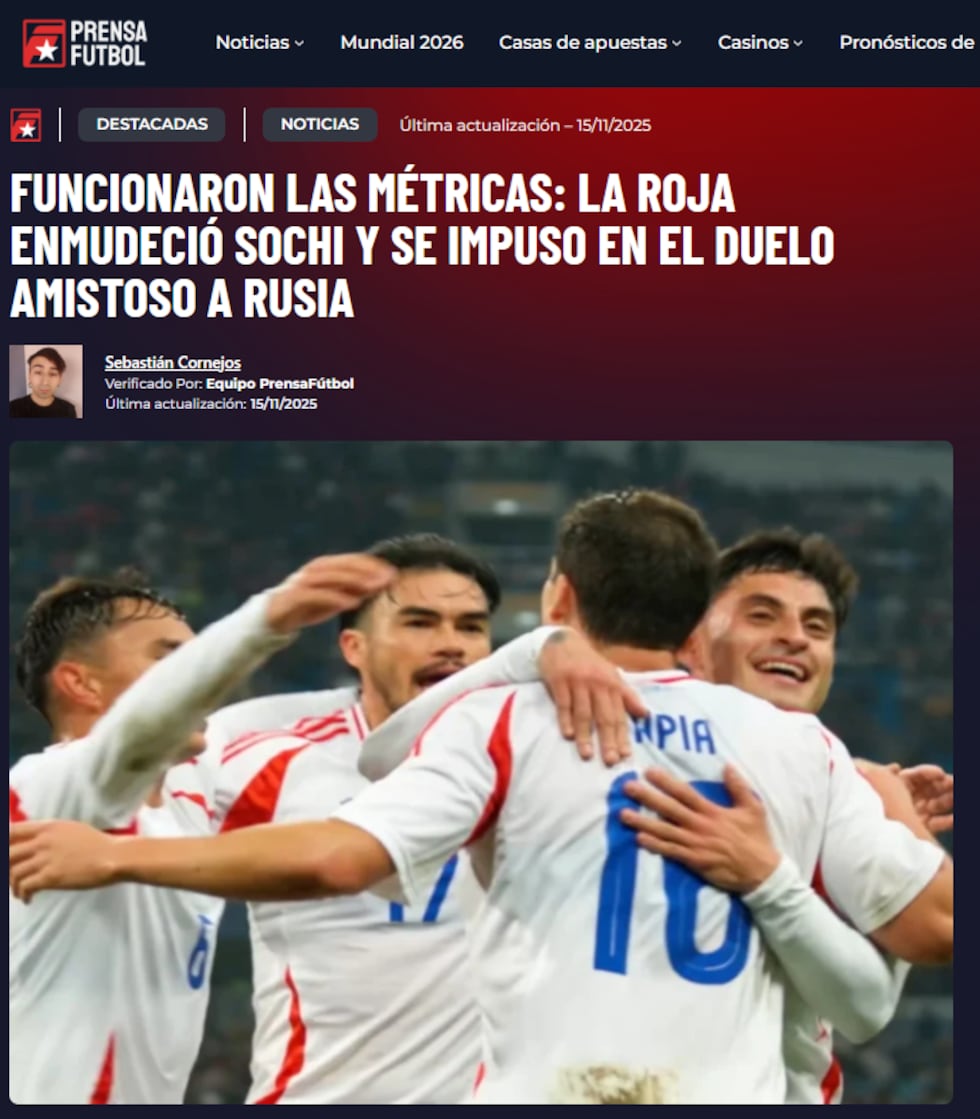 Prensa chilena reaccionó al triunfo de Chile y ahora apunta con todo a Perú. (Foto: Captura web)