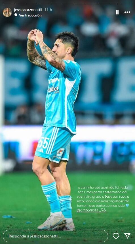 Gustavo Cazonatti recibió mensaje de su esposa en Instagram. (Foto: Instagram)