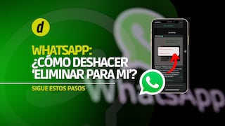 “Eliminar para mí”: ¿Qué hacer si te equivocaste en borrar un mensaje de WhatsApp?
