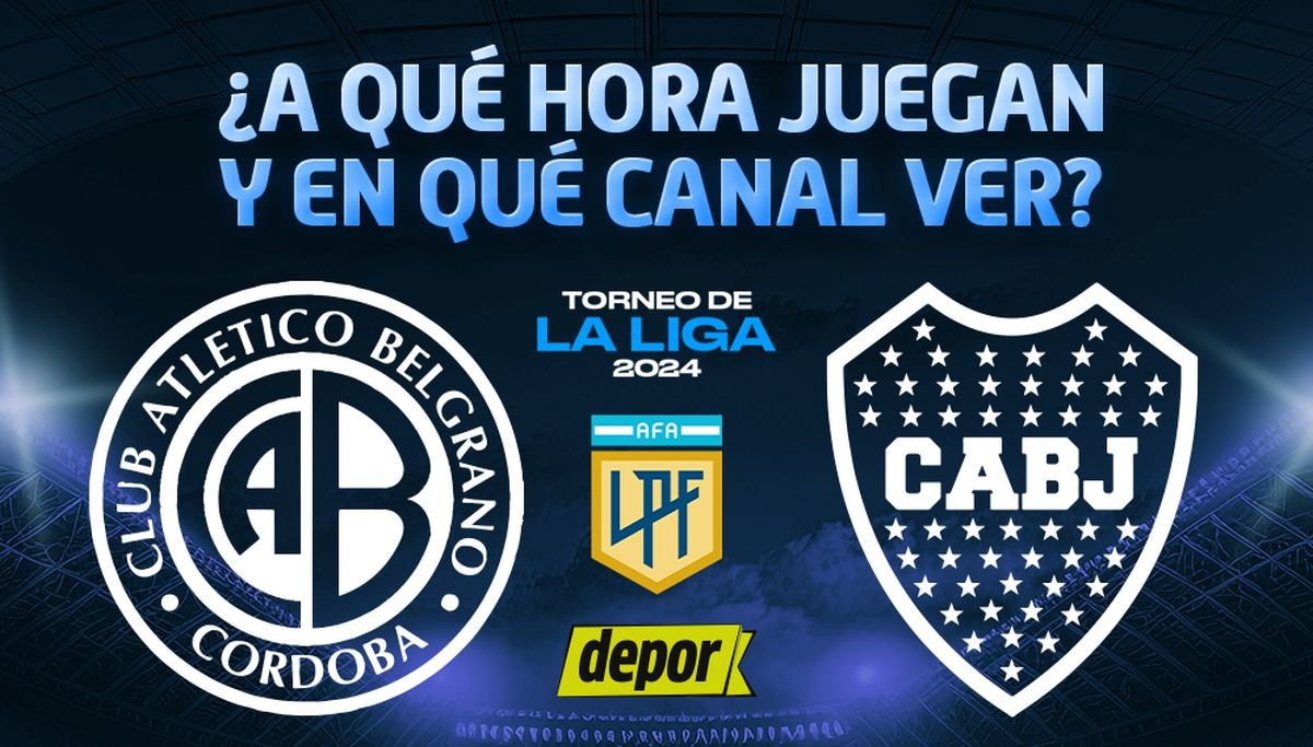 Boca enfrenta a Belgrano por la Liga Profesional Argentina. (Diseño: Depor)