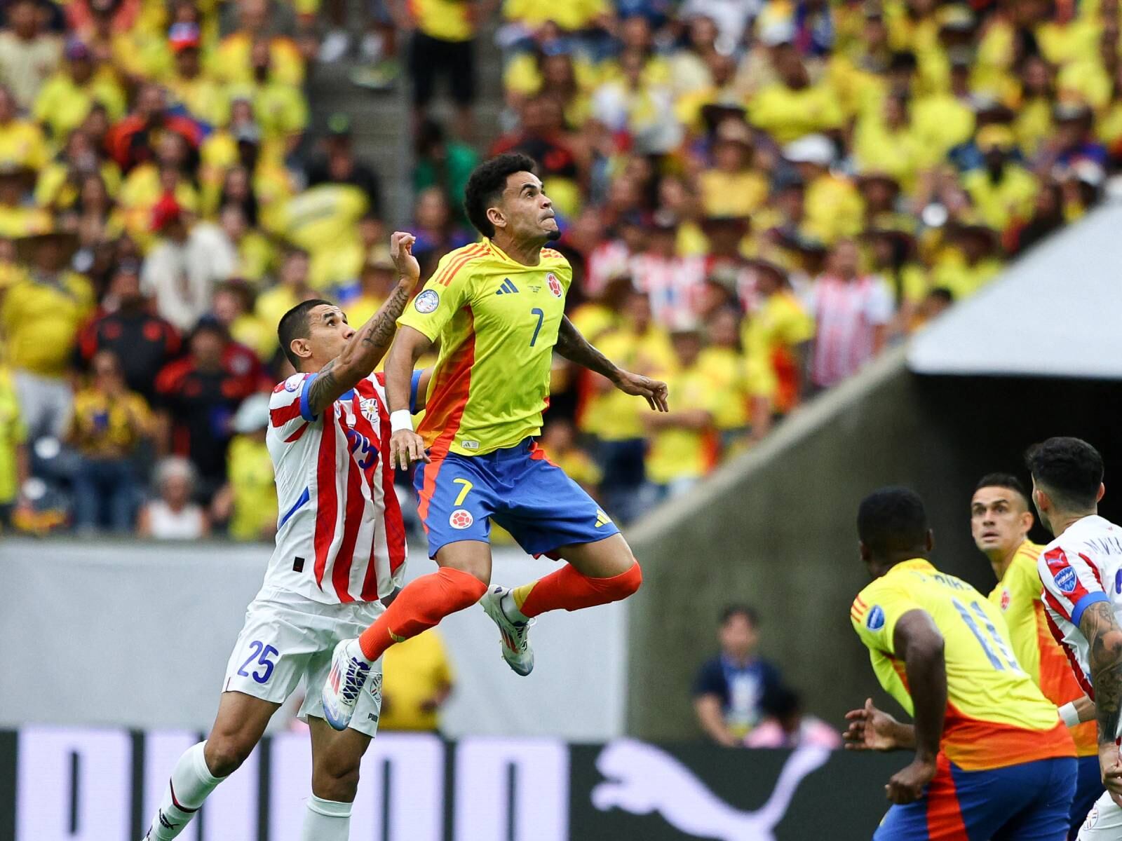 Cobertura oficial del Canal Deportes RCN EN VIVO y EN DIRECTO para ver el partido Colombia vs. Panamá este sábado 6 de julio por los cuartos de final de la Copa América 2024 desde Phoenix, Arizona. (Foto: Aric Becker / AFP)