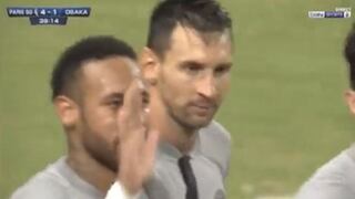 Una dupla de infarto: gol de Messi tras asistencia de Neymar para el 4-1 de PSG vs. Gamba Osaka