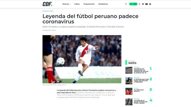 Histórico de la Selección Peruana y del mundo: Chumpitaz con síntomas de coronavirus y así reaccionó la prensa internacional