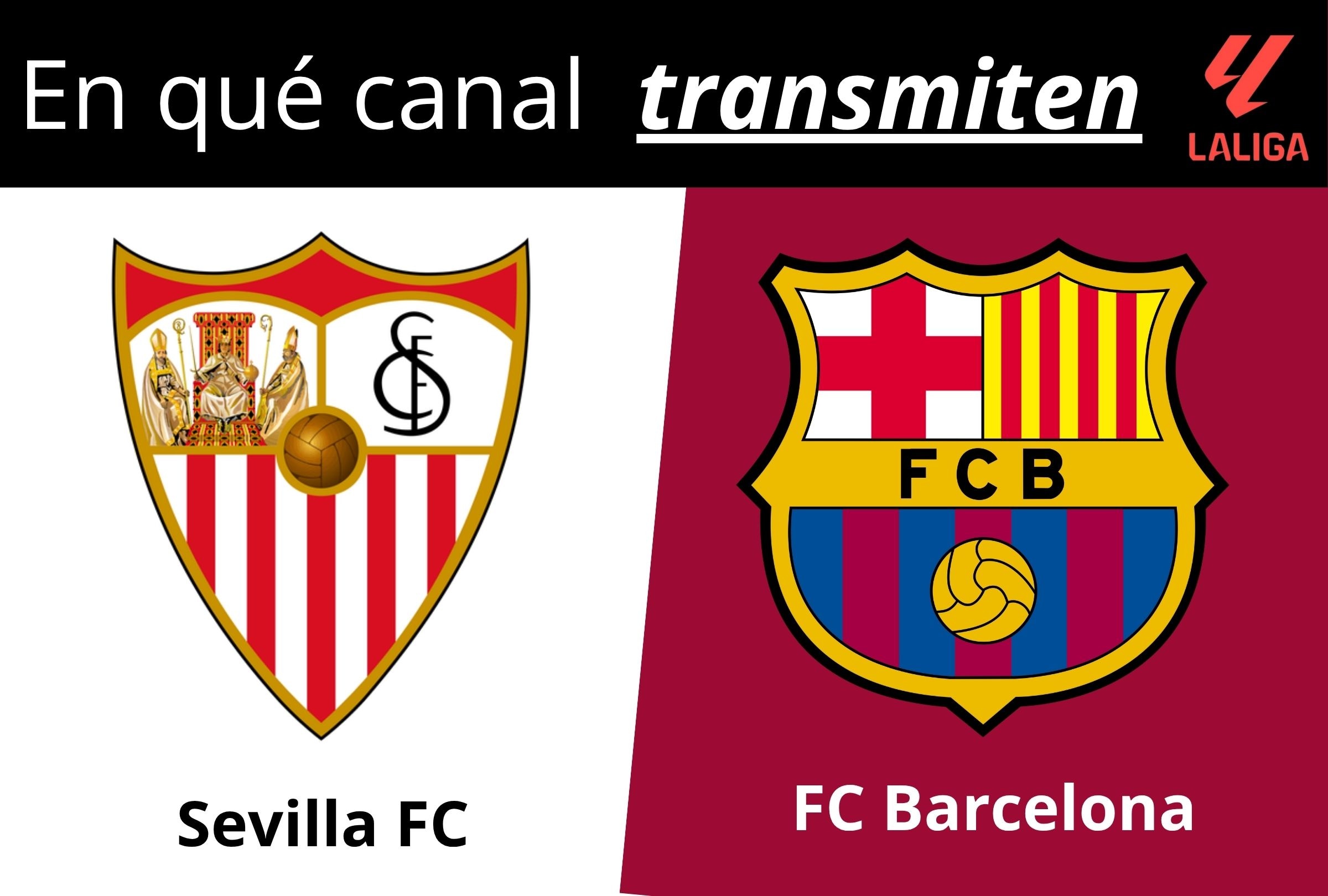 Este sábado 19 de septiembre, Sevilal FC vs FC Barcelona juegan por la jornada de LaLiga. Conoce en qué canal transmite por TV y Streaming Online. (Foto: Composición Depor)