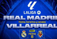 Real Madrid vs. Villarreal por LaLiga: canales de TV y cómo ver transmisión gratis