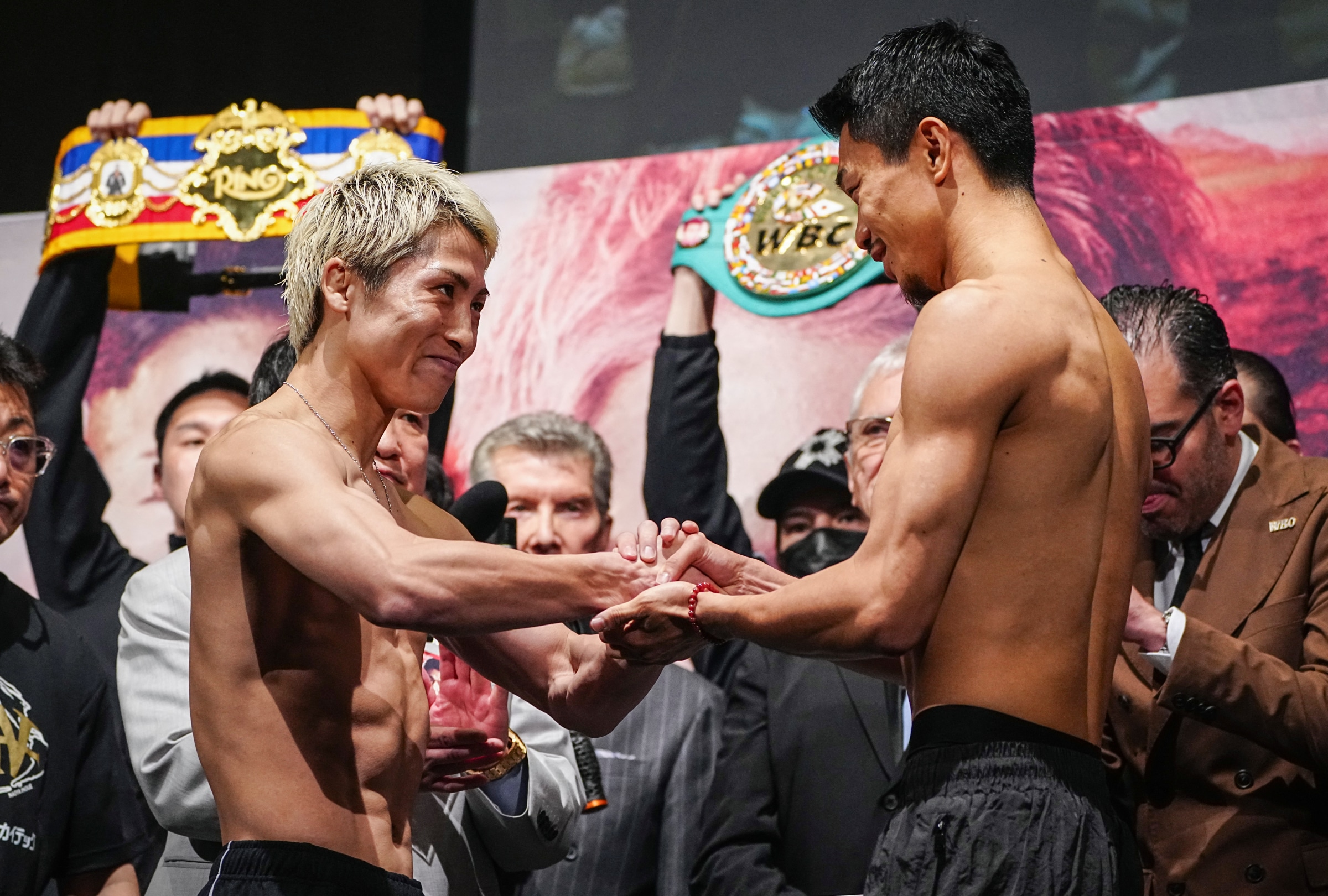 TOKIO (JAPÓN), 02/05/2026.- ¿Quién ganó la pelea de Naoya Inoue vs. Junto Nakatani? Resultado en vivo y en directo del combate por el cinturón unificado de la división peso supergallo de boxeo en el Tokyo Dome Arena de Japón. FOTO DE YUICHI YAMAZAKI PARA AFP