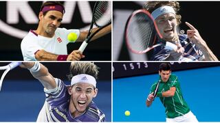¡Partidazos! Así quedaron las semifinales del Australian Open 2020 con Federer, Thiem, Zverev y Djokovic