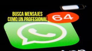El truco para buscar mensajes de WhatsApp como un experto